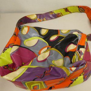 Emilio Pucci Vintage multicolor hobo tote large shoulder bag